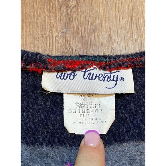 Vintage‎ Two Twenty Wool Southwestern Button Vest Medium - Picture 3 of 8